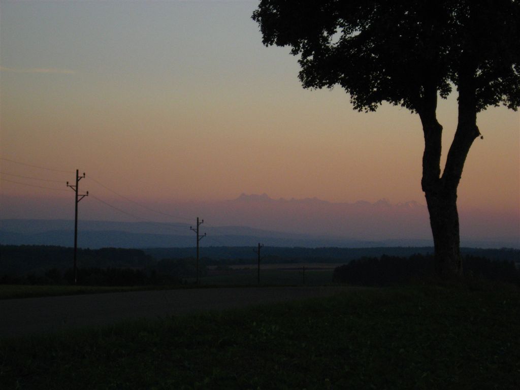 Umgebung Schwarzwaldbauernhaus mit Alpenblick